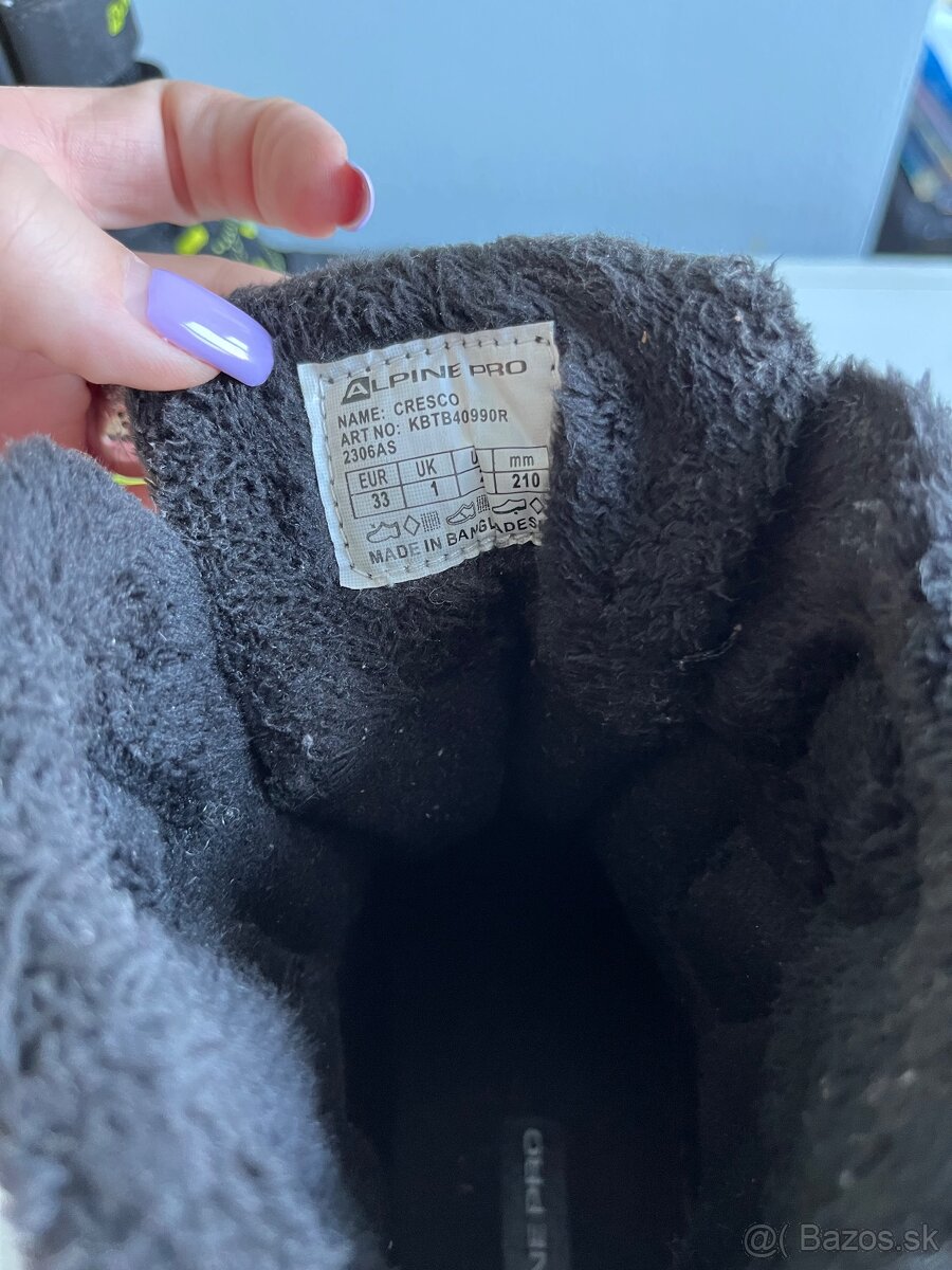 Alpinpro snehule - detské - 2