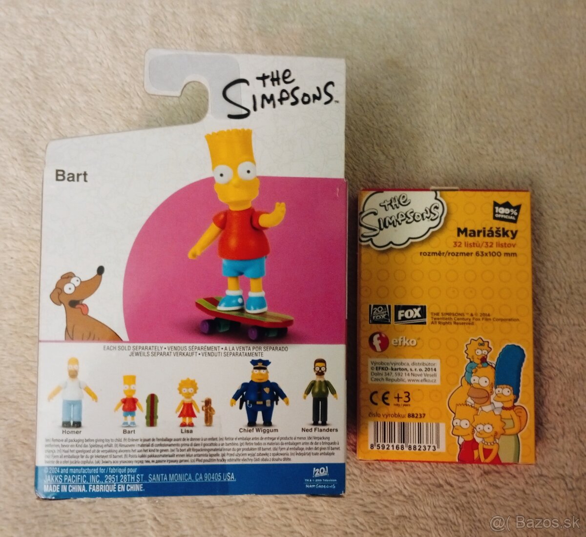 The Simpson figúrka+ karty - 2