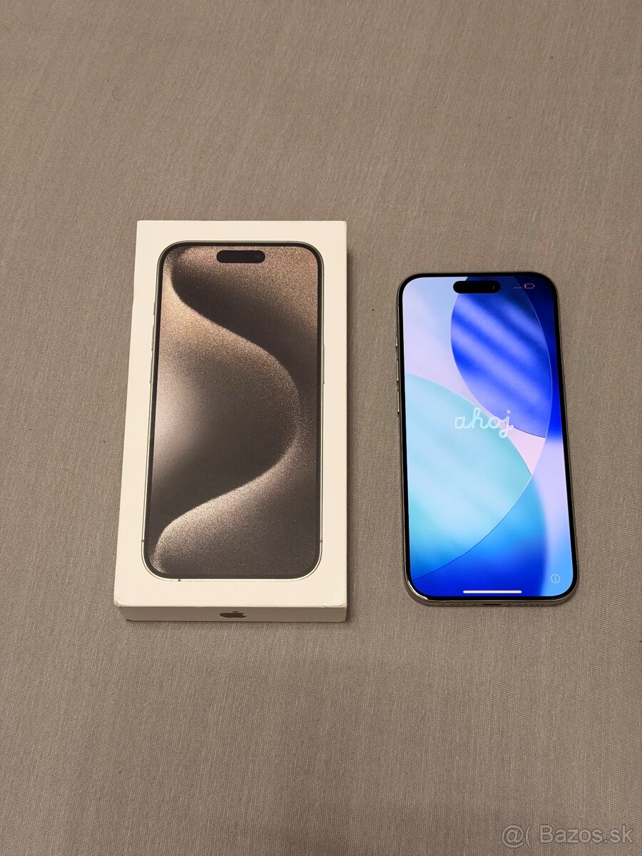 iPhone 15 PRO 128gb 89%- stav batérie - 2