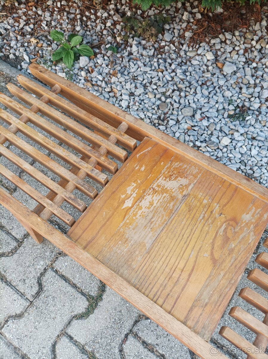 RETRO stolík, retro taburetka - 2