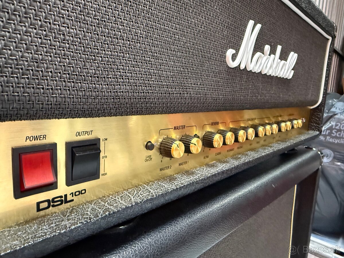Marshall 4x plus 100w hlava celolampové - 2