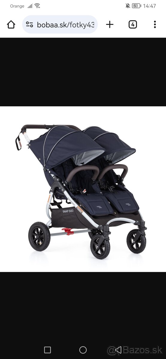 Kočík pre dvojičky - 2
