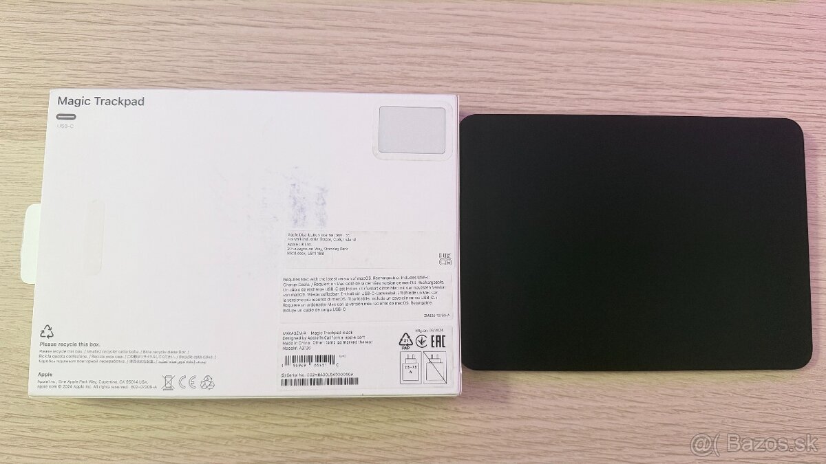 Apple Magic Trackpad 2024 – Čierny - 2