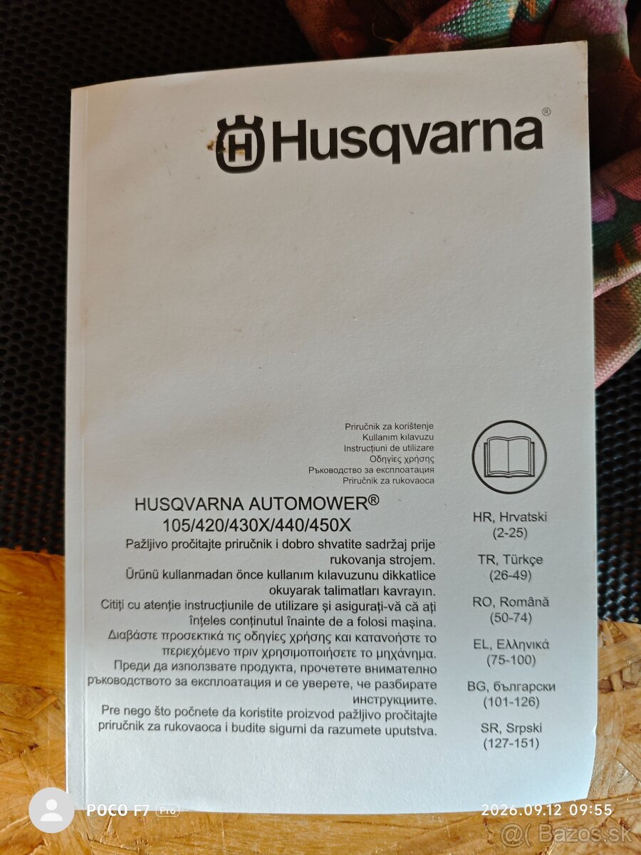 Husqvarna auto mower 105 - 2