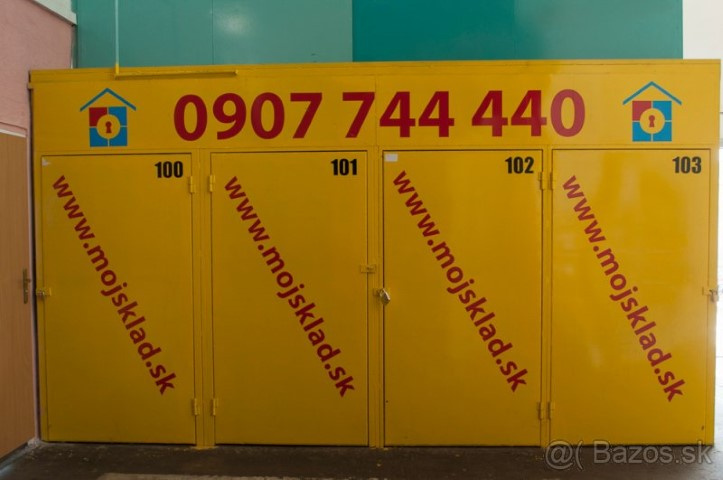 Skladové priestory na prenájom už od 0,66€ - 2
