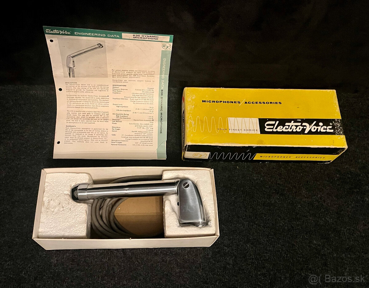 ELECTRO - VOICE 636 SLIMAIR USA - VINTAGE 65´ - 2