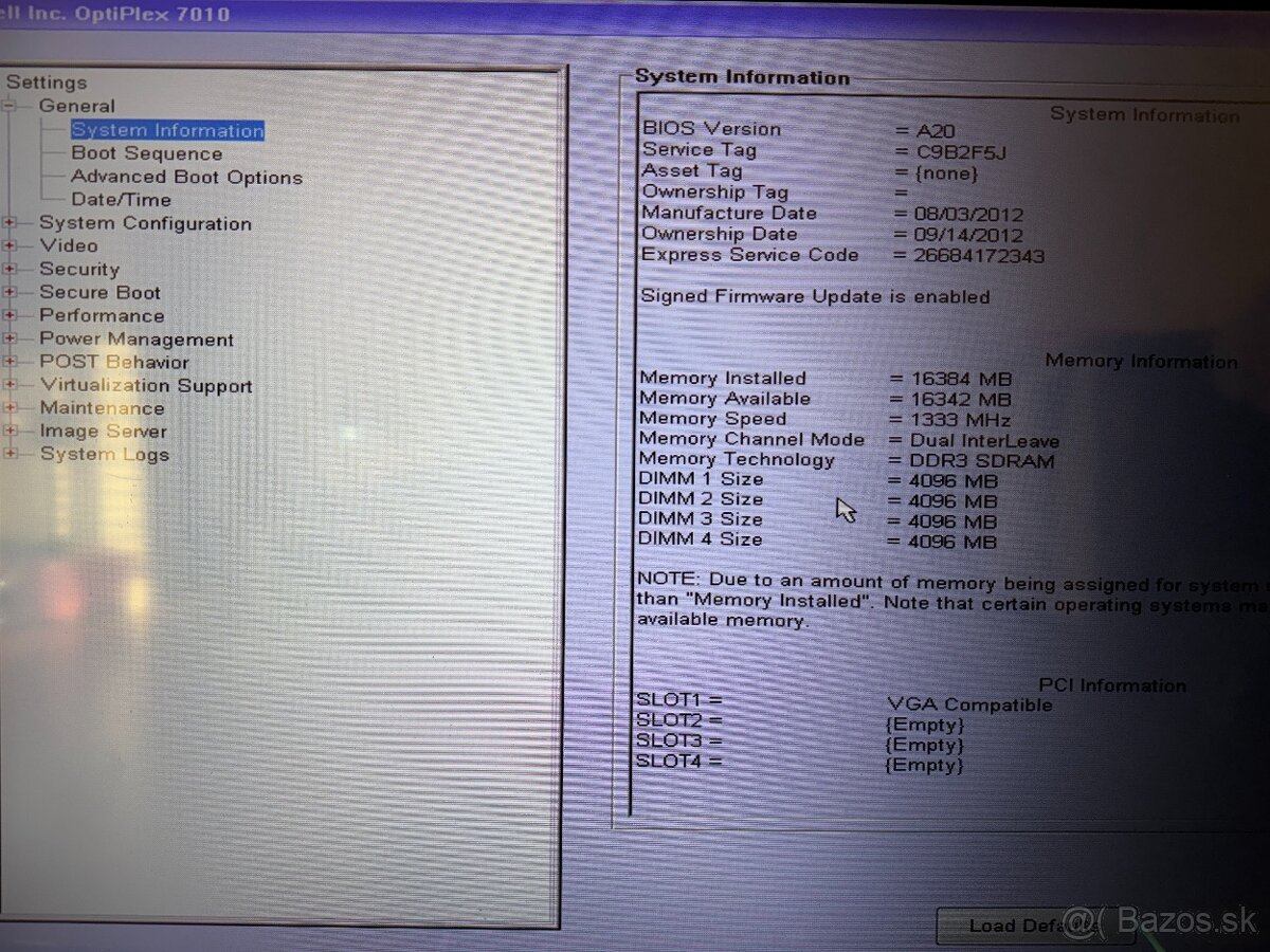 Intel i7‑3770, 16 GB RAM, NVIDIA Quadro FX 1500 - 2