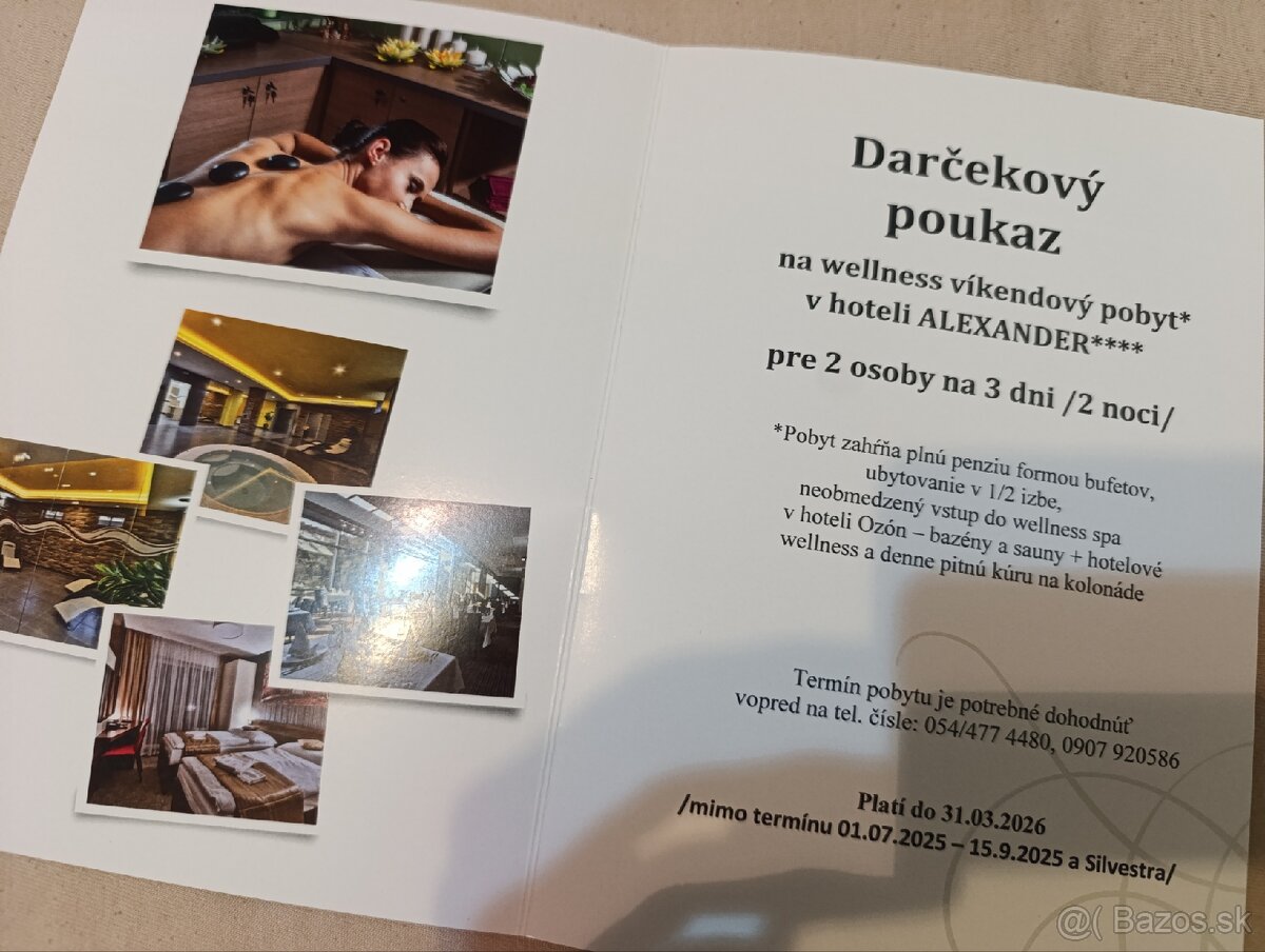 Predám poukaz na wellness pobyt v Bardejovských kúpeľoch - 2
