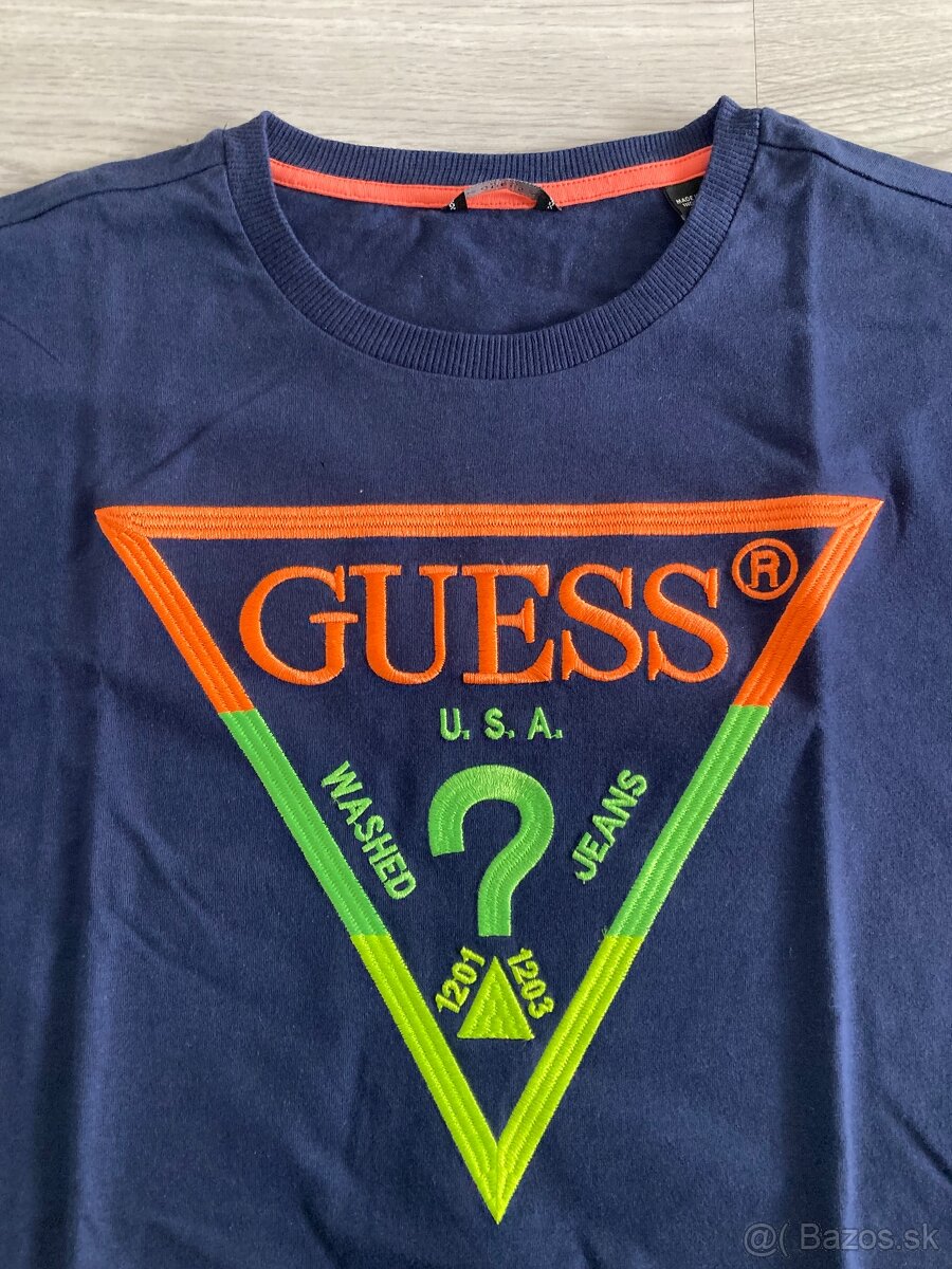 Tričko GUESS - N.O.V.É. - 2