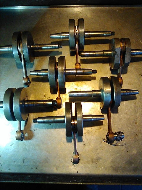 Klukove hriadele 2Takt po repase Jawa,CZ.MZ Simson Manet Ba2 - 2