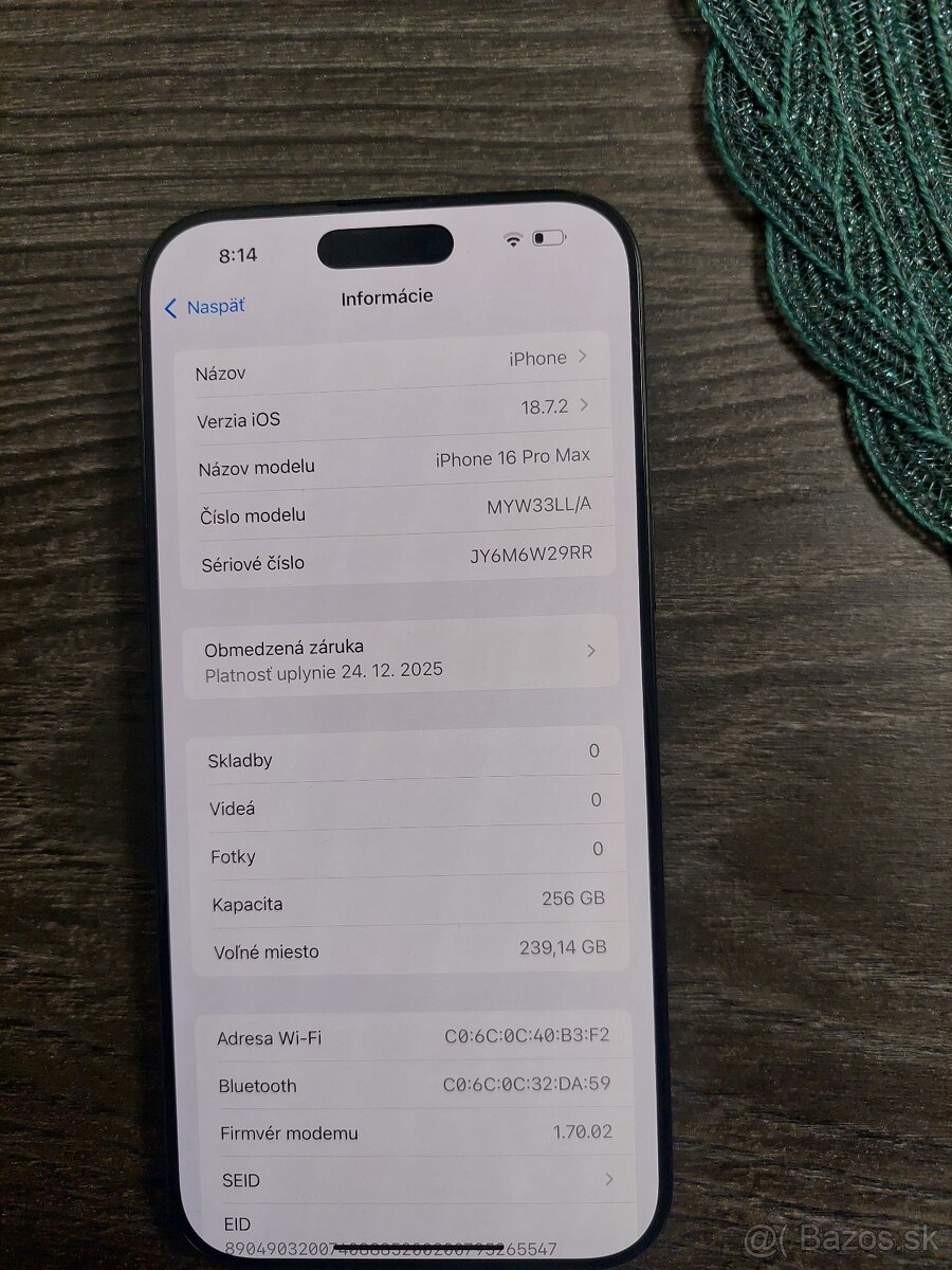 I Phone 16 pro MAX 256 - 2