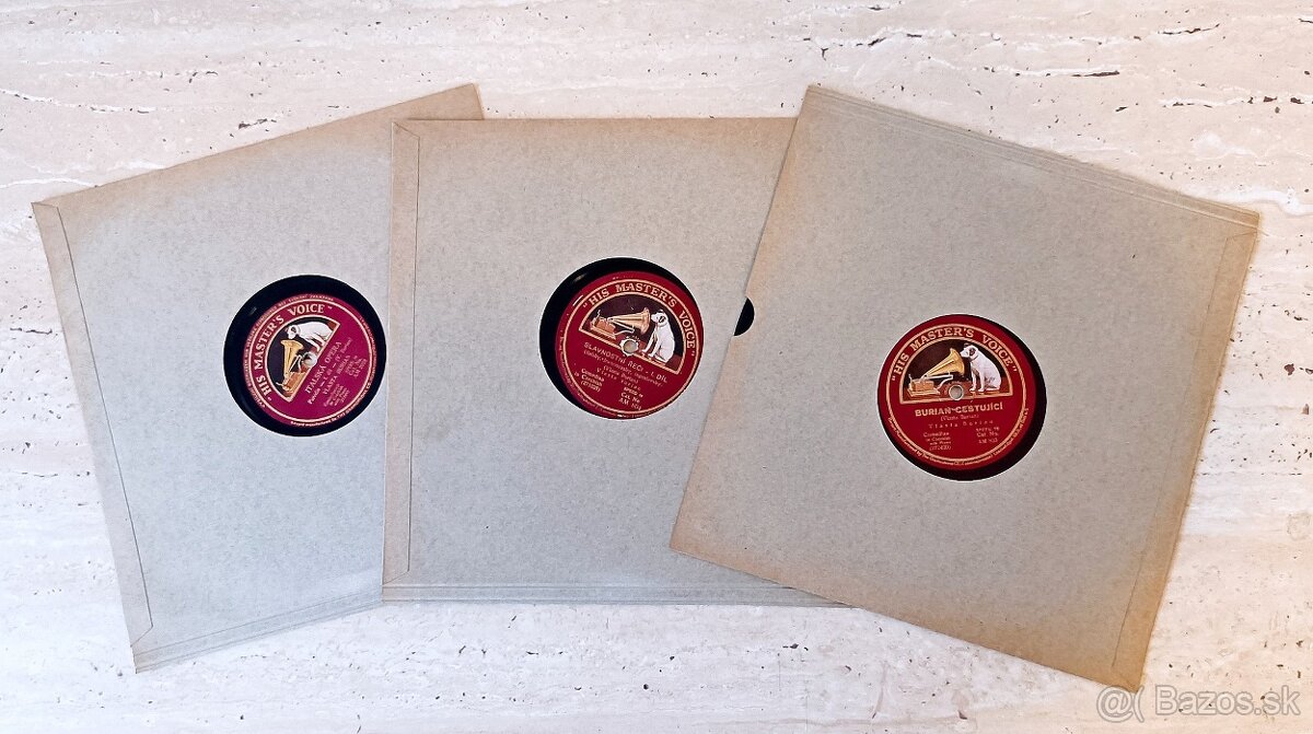 Vlasta Burian, tři starožitné gramodesky His Master’s Voice - 2