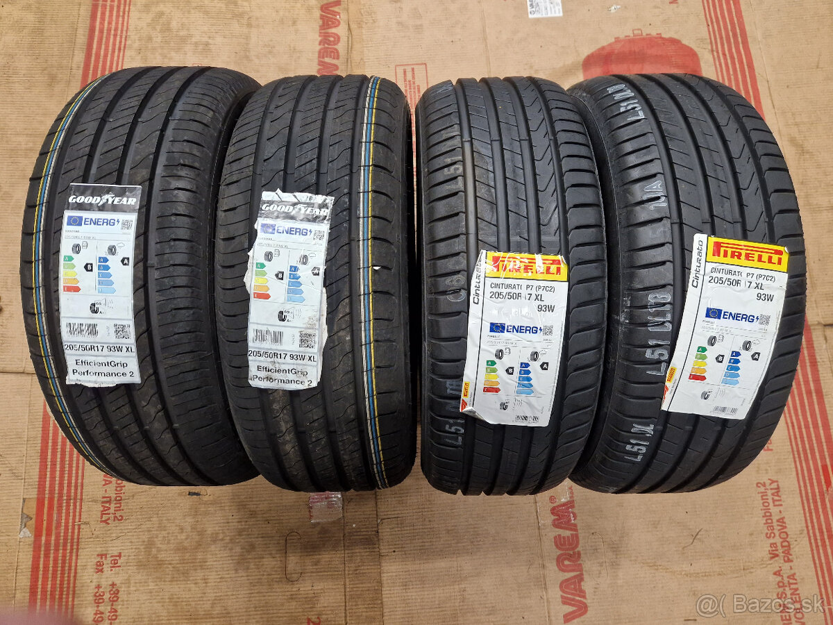 205/50 r17 letne pneumatiky 205 50 17 205/50/17 - 2