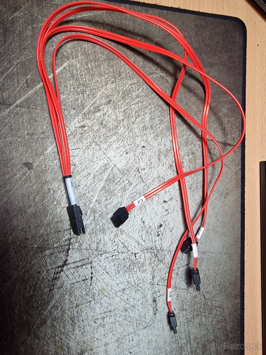 Serverový Mini-SAS na 4× SATA kábel - 2