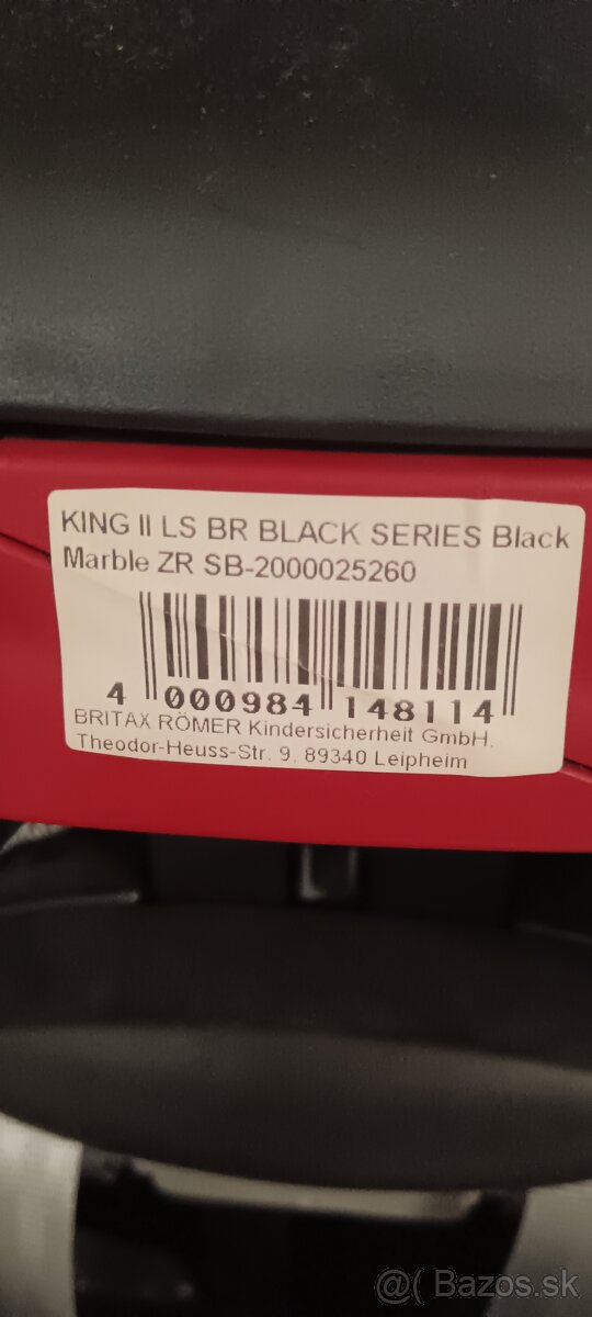 Autosedacka Britax - 2