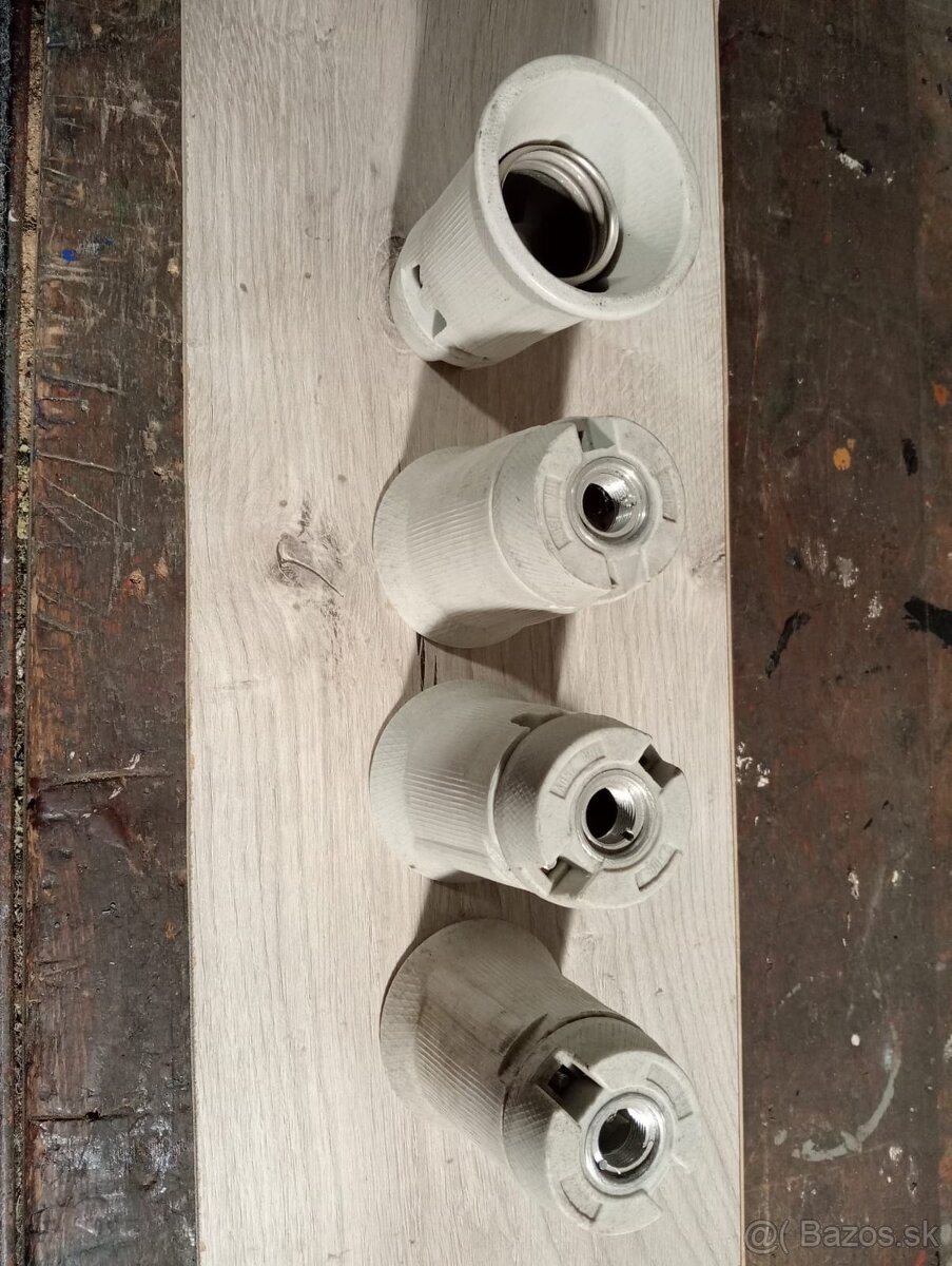 Keramická, porcelánová objímka E40 - 2