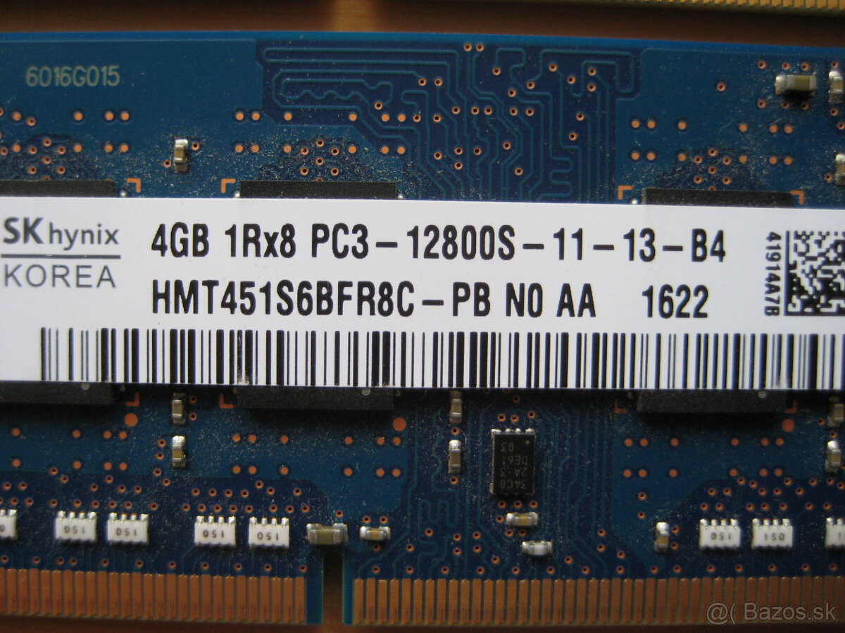 ♦️ Pamäte DDR3 ♦️ 4 GB pre notebooky ♦️ - 2