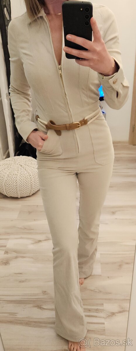 Overal bežovy vel.xs - 2