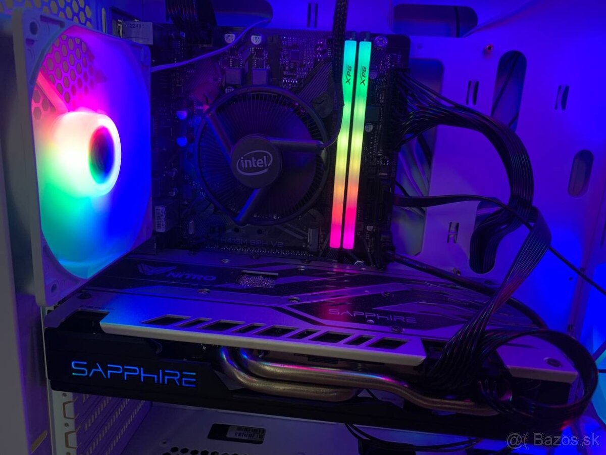 Herný PC Intel i3-10100F / RX 580 8GB Nitro+ / CS2 (150-220) - 2