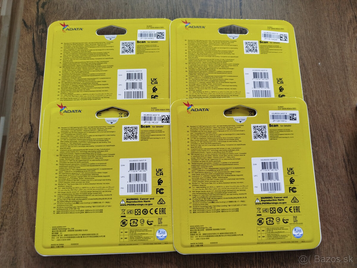 2.5" SSD ADATA SU650 - 240GB - 2