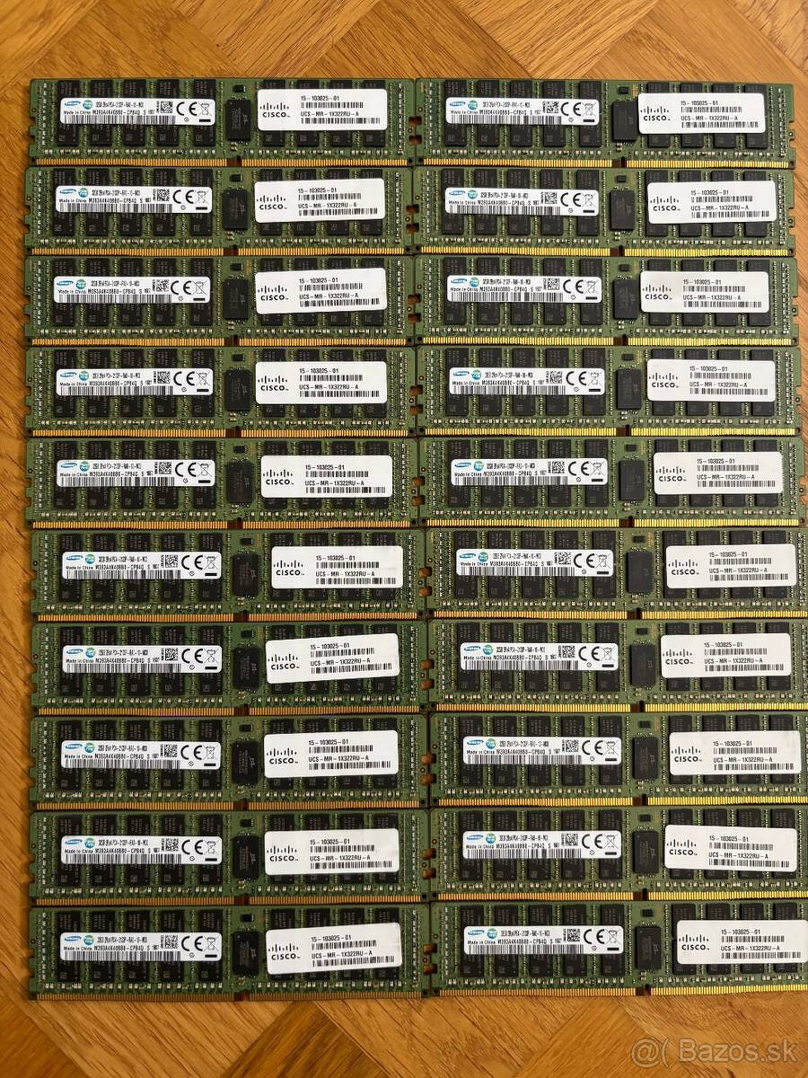 20x 32GB DDR4 ECC 2133 - 2