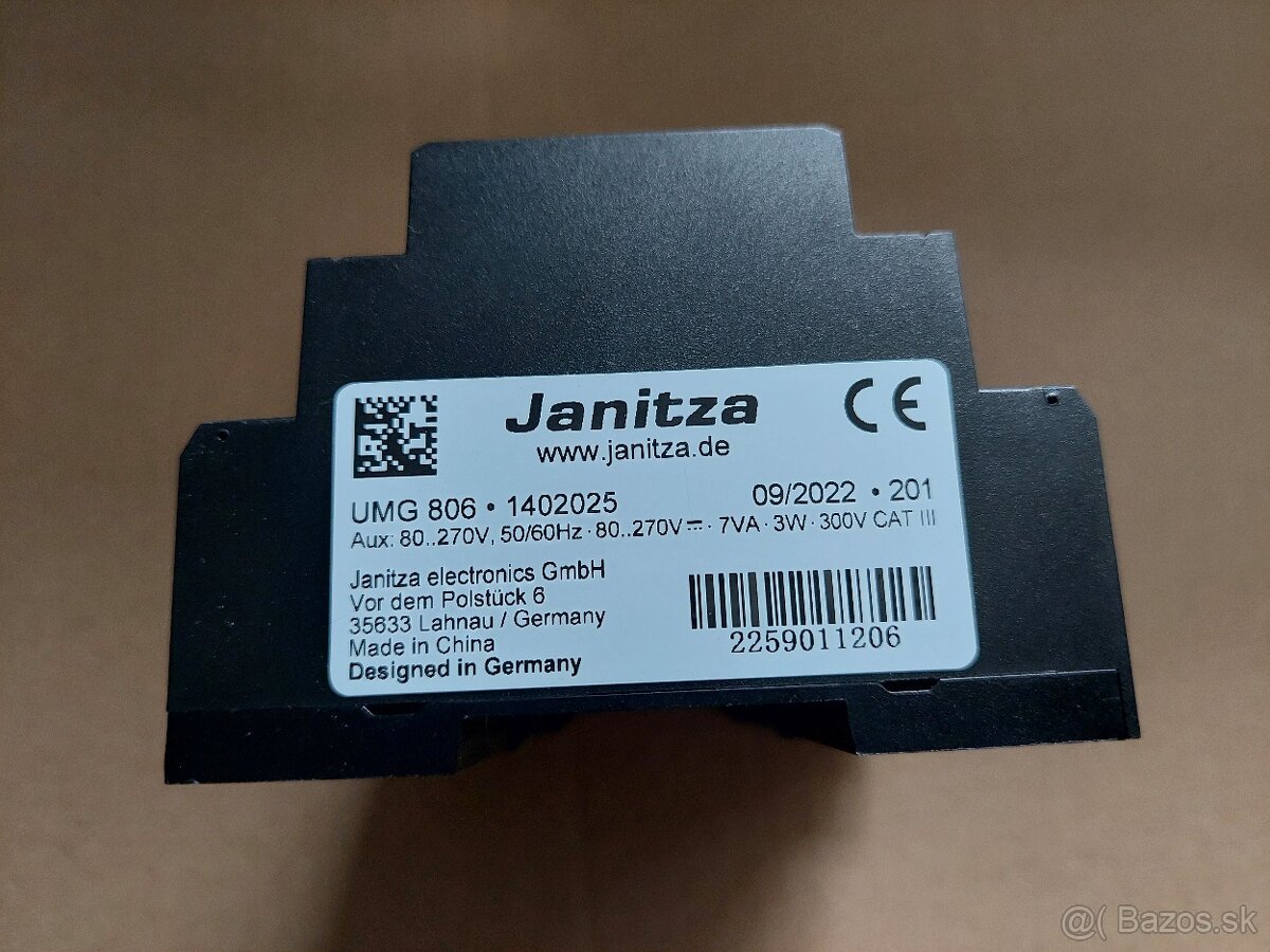 Analyzátor siete/elektromer Janitza UMG 806 - 2