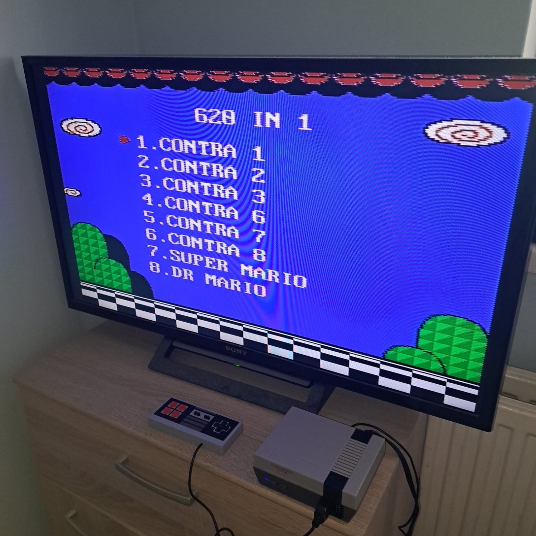 8bit tv retro herna konzola 620 hier - 2