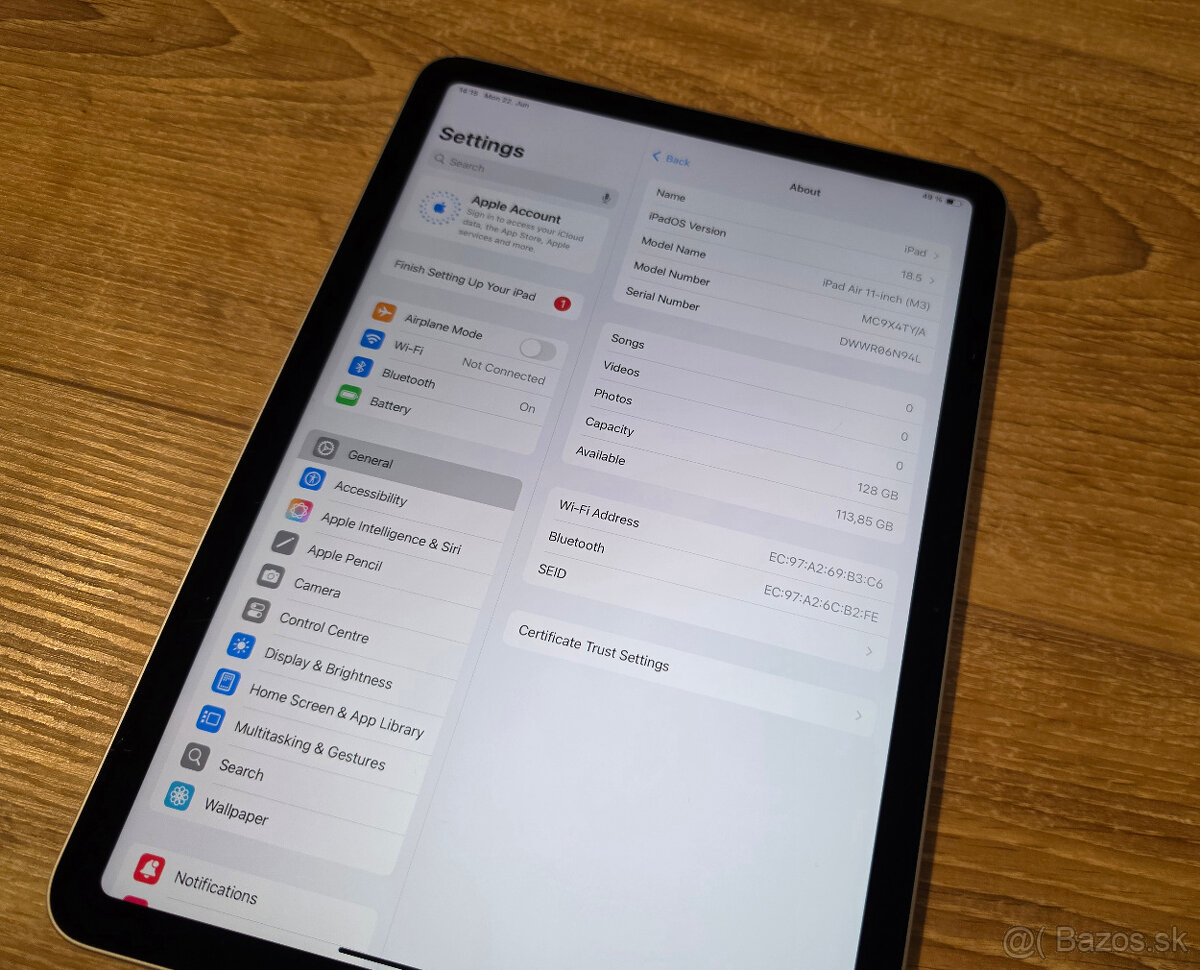 Apple iPad Air 11 m3 128gb - 2