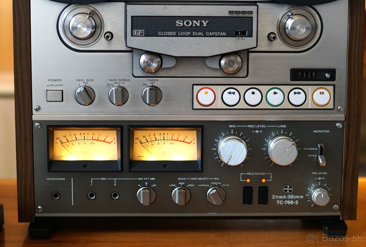 SONY TC 766-2 - SEMI PROFESSIONAL STEREO TAPE DECK - 2