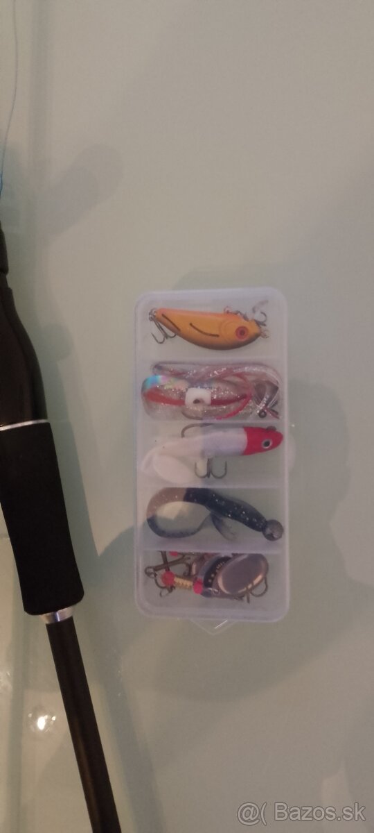Privlačovacia Rybárska udica 1,8m + navijak - 2
