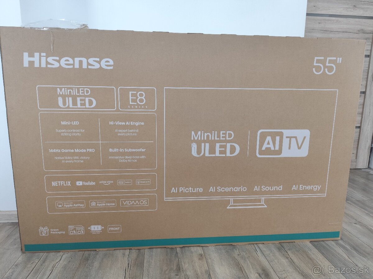 Hisense 55E8Q miniled Uled - 2