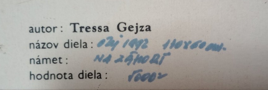 Obraz Gejza Tressa-Na záhorí - 2