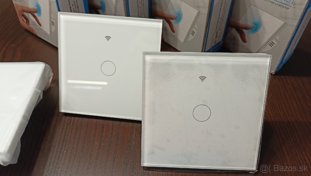 Dotykové sklenené vypínače - Tuya - 2