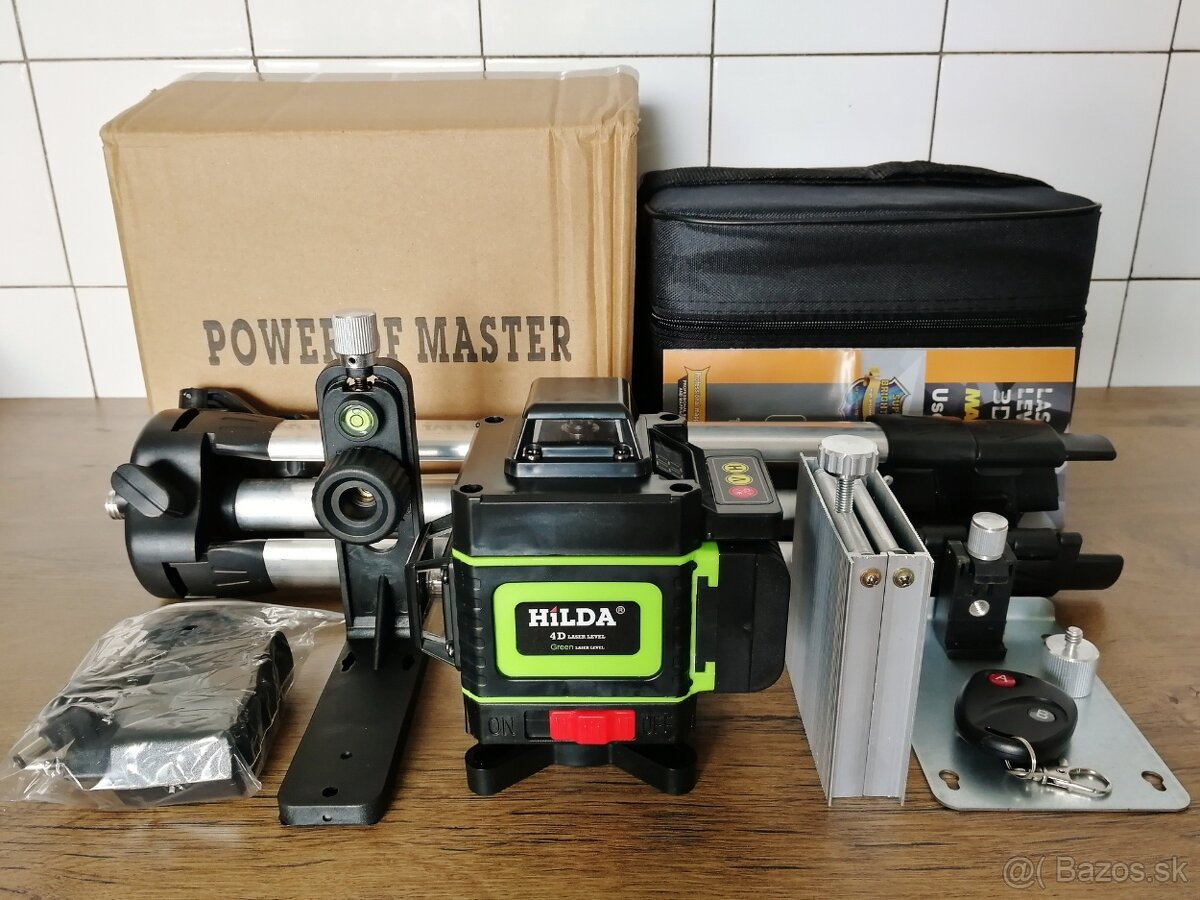 Zelený 4D samonivelačný laser HILDA - 2