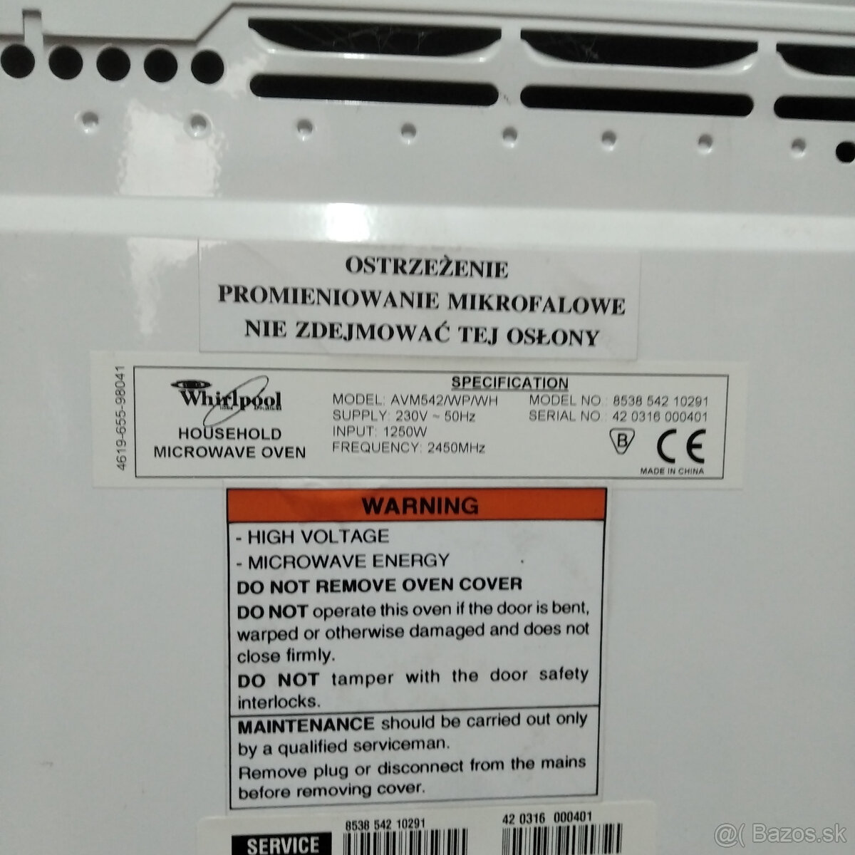WHIRPOOL mikrovlnka - 2