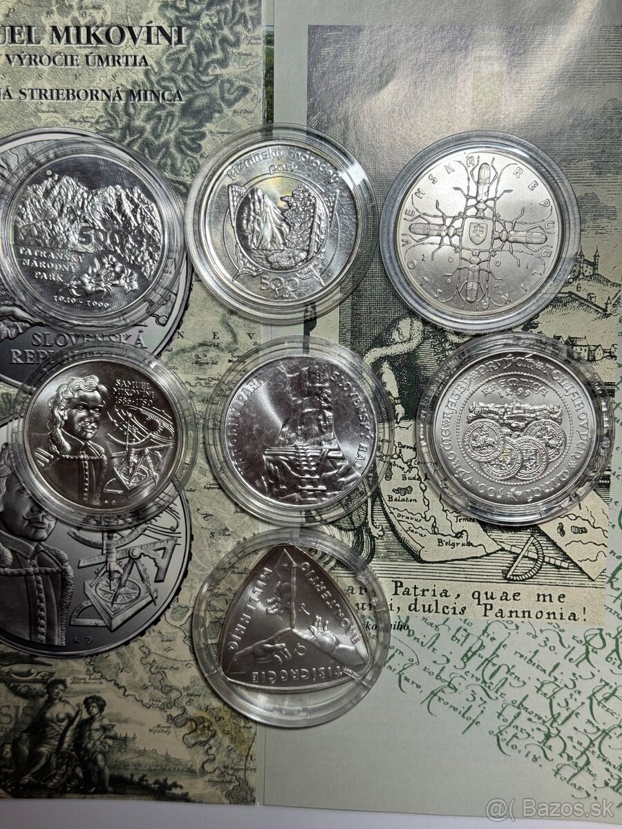 Strieborné pamätné mince 500 Sk - 2