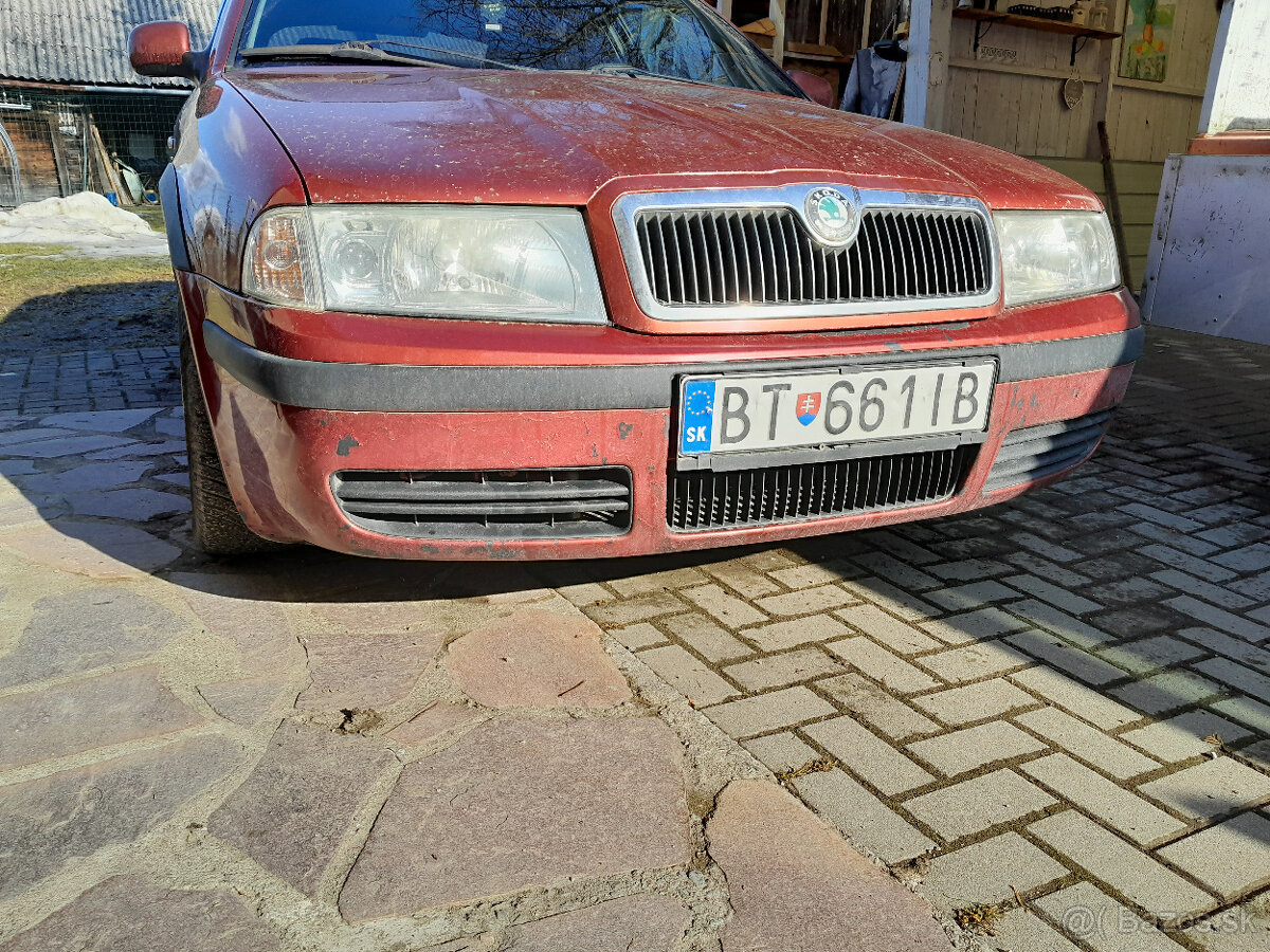 kapota, predna maska, predný nárazník octavia 1 - 2