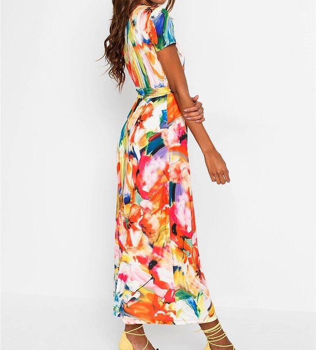 Dlhé letné šaty L/XL - 2