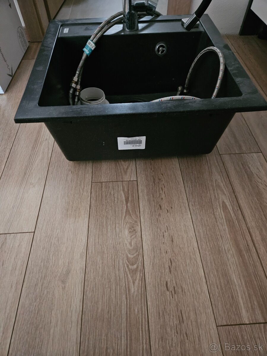 Granitový drez čierny - 2