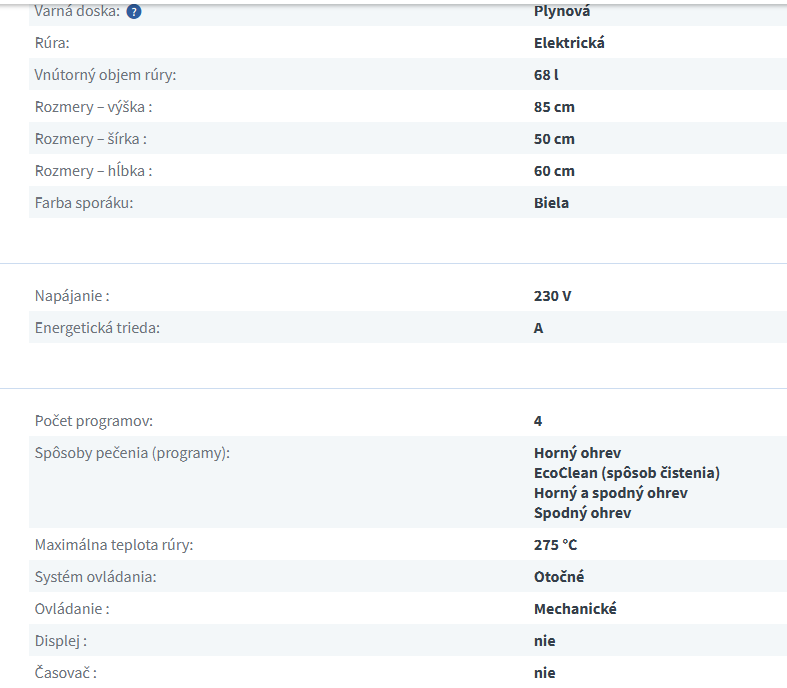 Predám kombinovaný sporák - vyrovený v roku 2022 - 2