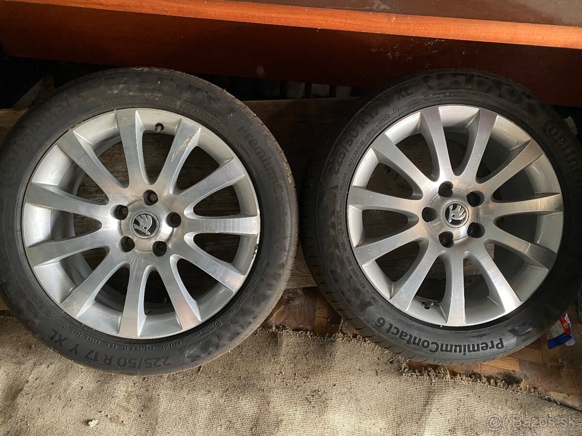 Skoda yeti disky 5x112 R17 - 2