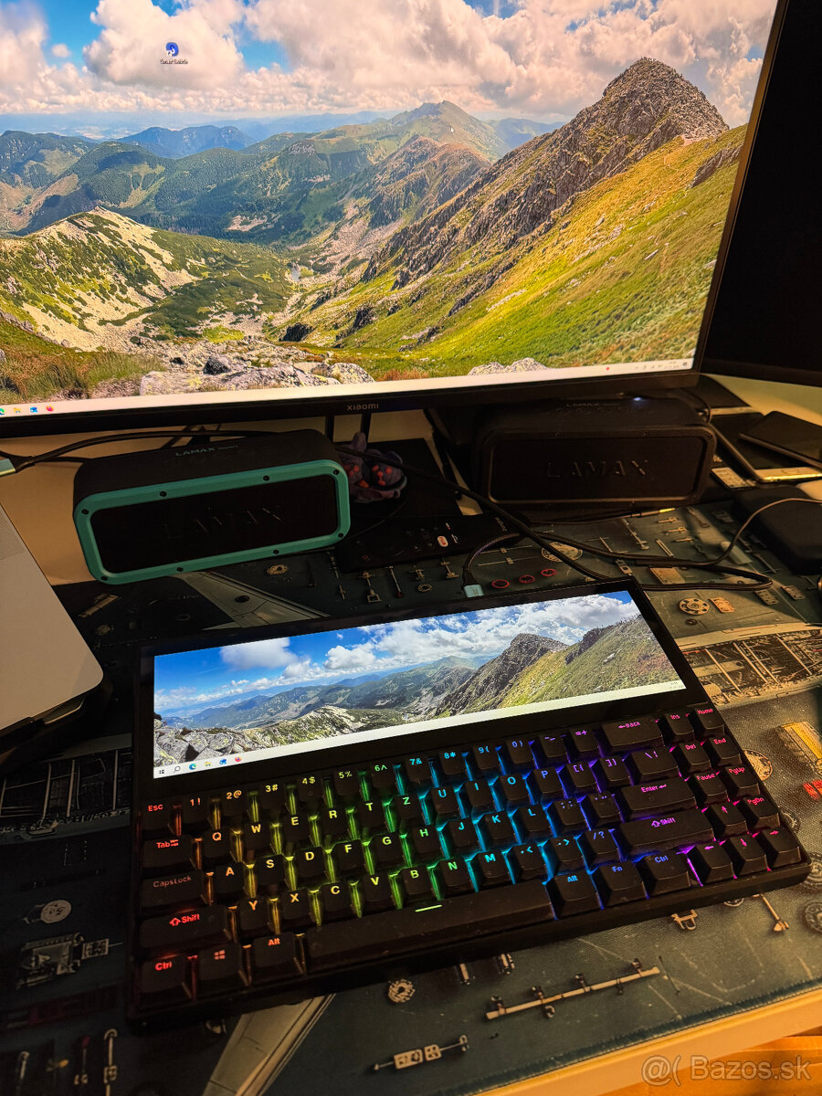 Predám klávesnicu Kwumsy K2 s Full HD LCD - 2