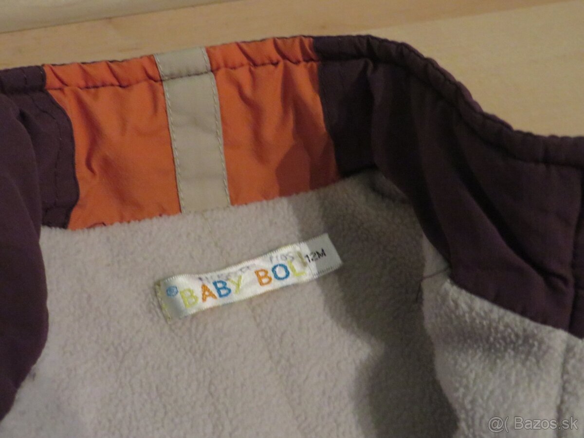 Zimná bundička so sobíkom - veľ. 80 - 2