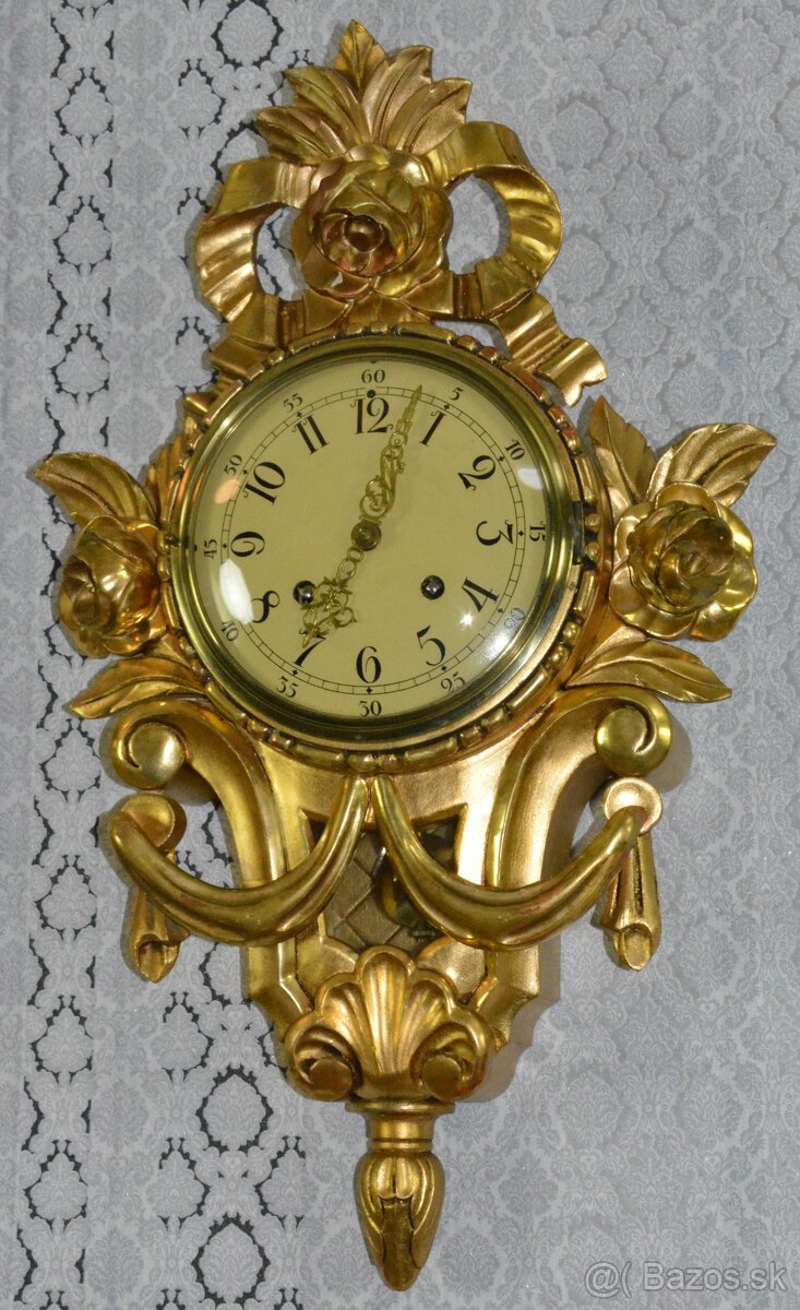 Starožitné kartelové hodiny Exacta - 2