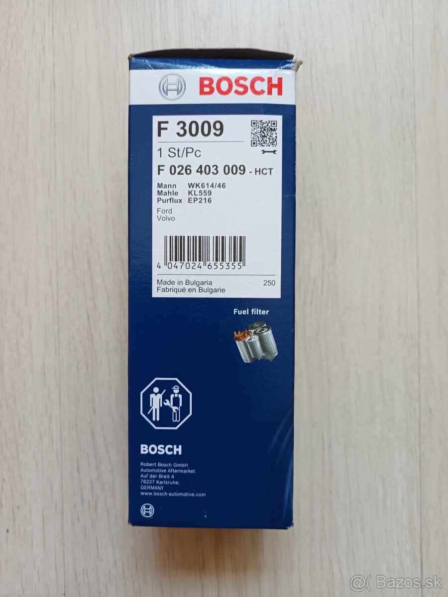 Palivový filter Bosch F3009 - 2