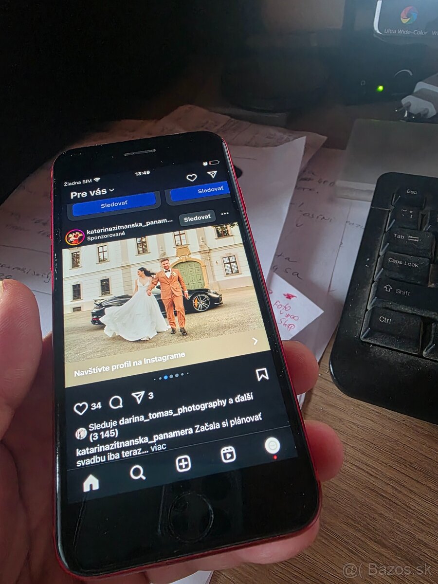 Apple Iphone Se II , 128GB Red - 2