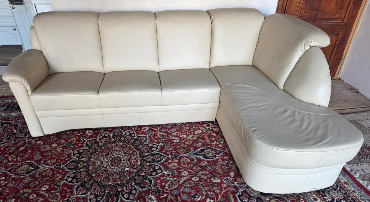 Kožená rohová sedačka, 5249 - 2