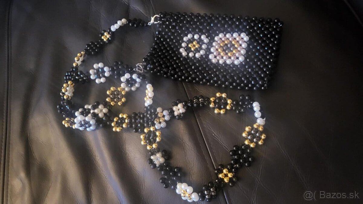 Kabelka na mobil so vzorom zlava - 2