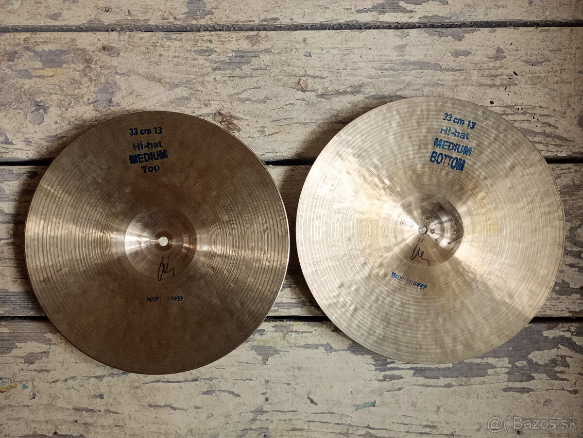 Predám Hihat Bosphorus Traditional 13" - 2