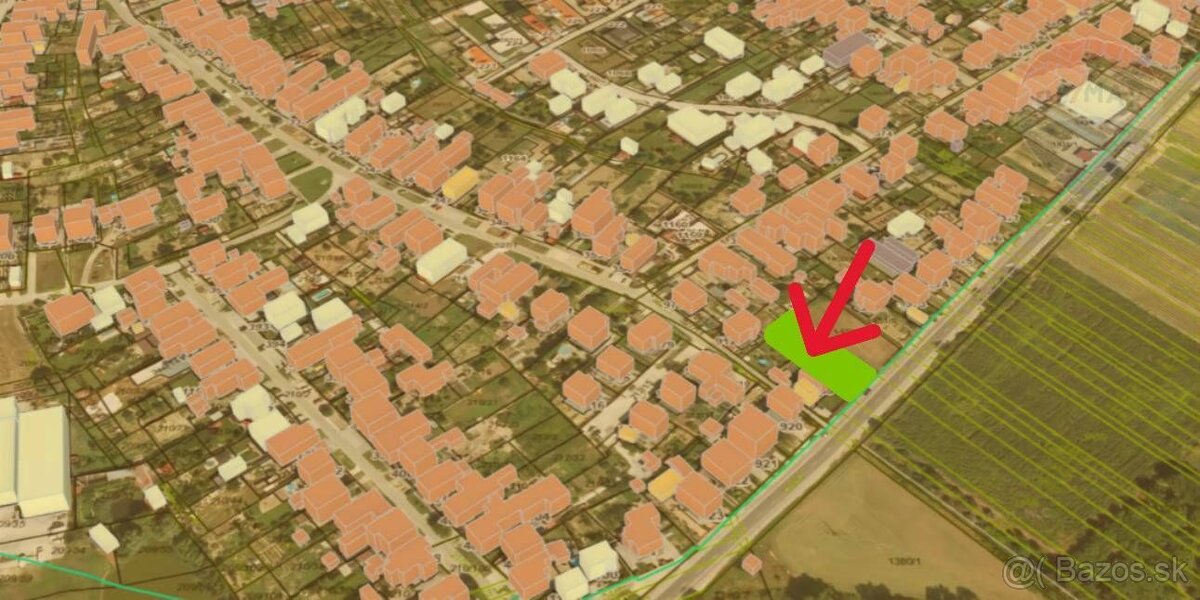 Predaj pozemku Velká Mača 1000 m2 Excluzivne - 2